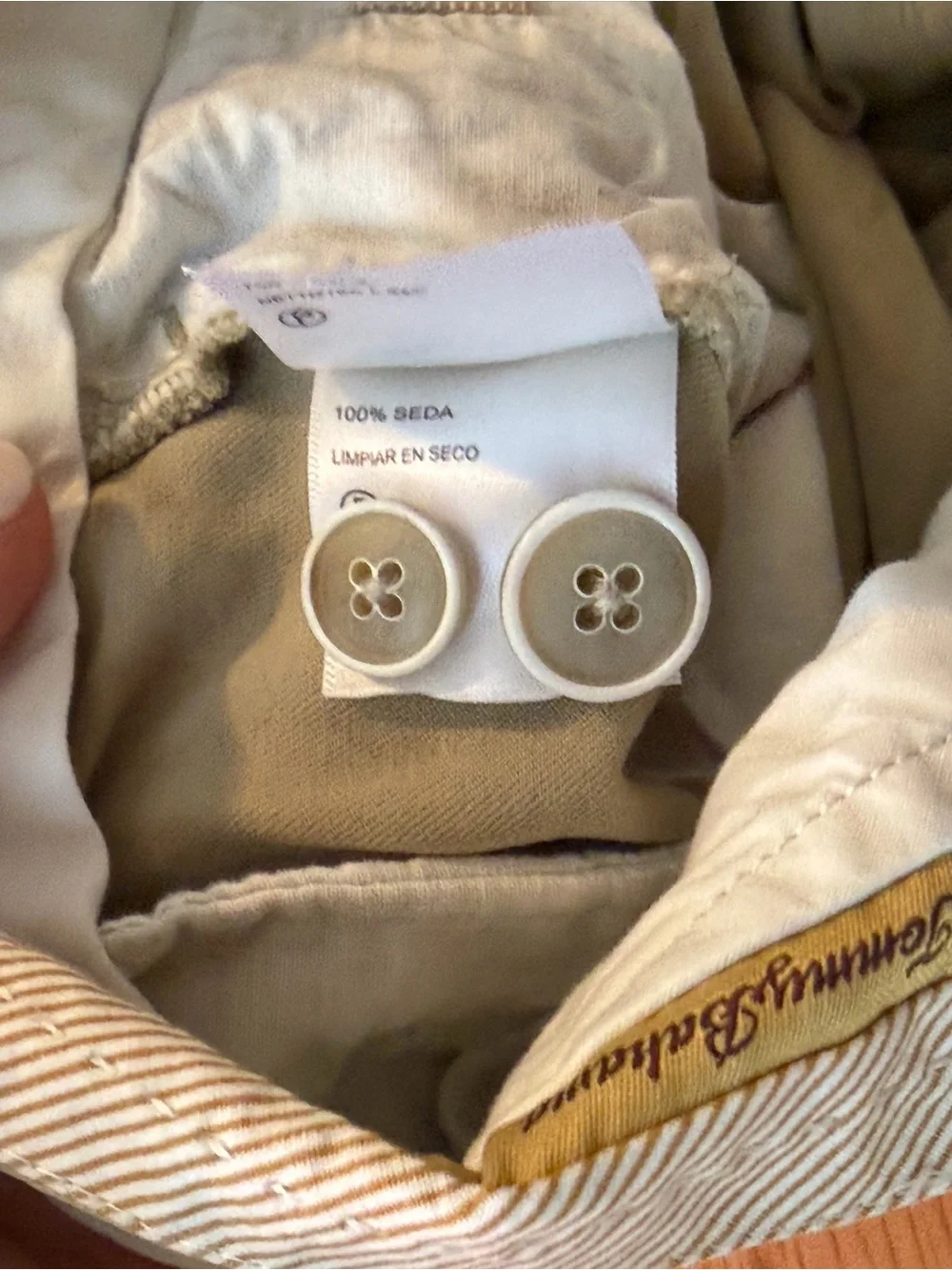 Tommy Bahama Men's Light Khaki Flat Front Shorts
